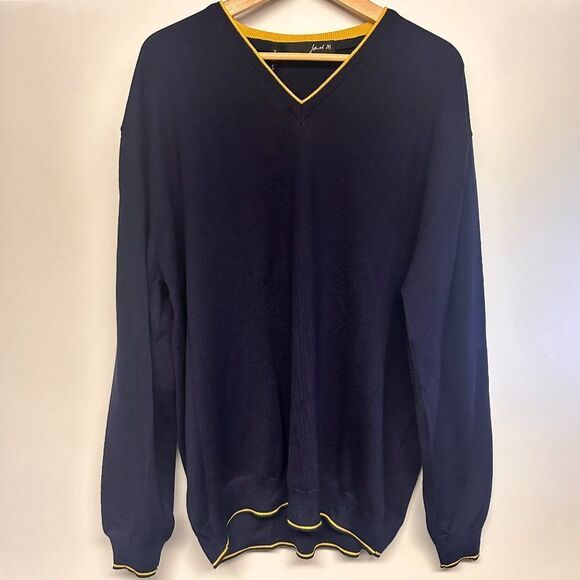 Jared M Long Sleeve Shirt Made in Italy Men's XL - Picture 1 of 4